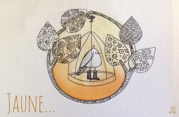 Illustration jeunesse Jaune