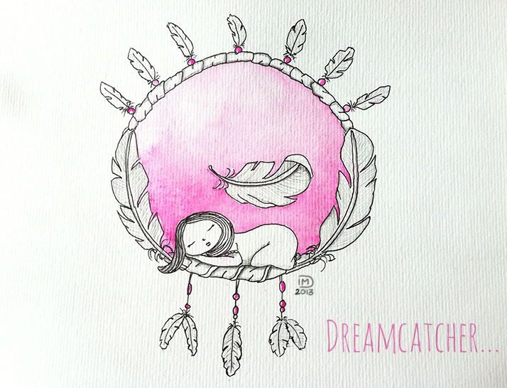 Illustration jeunesse Dreamcatcher
