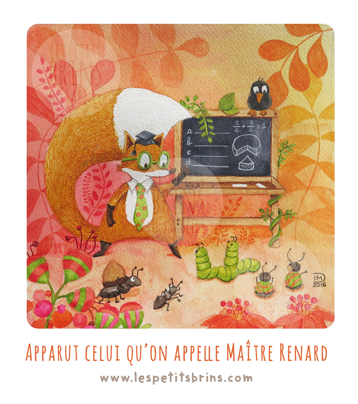 Illustration jeunesse Maître Renard