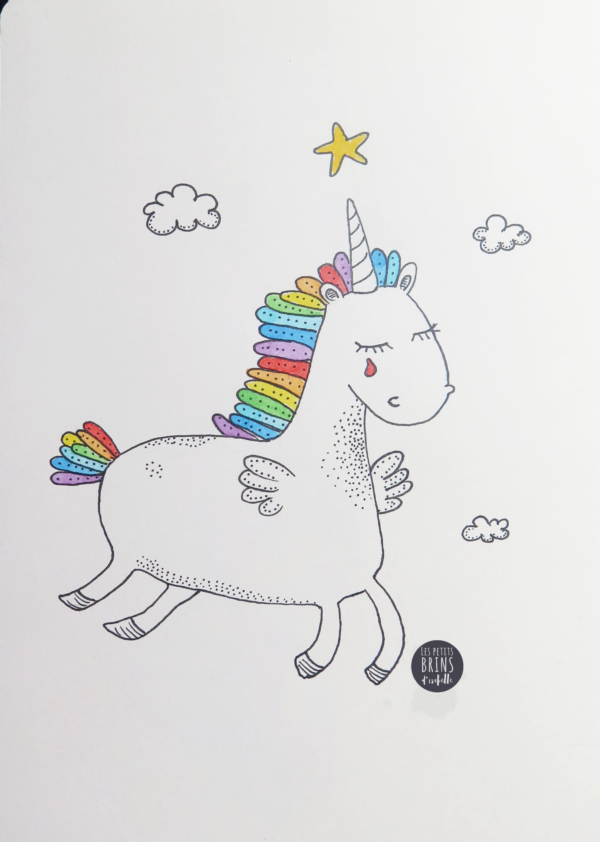 Licorne arc en ciel en mémoire des victimes d'Orlando
