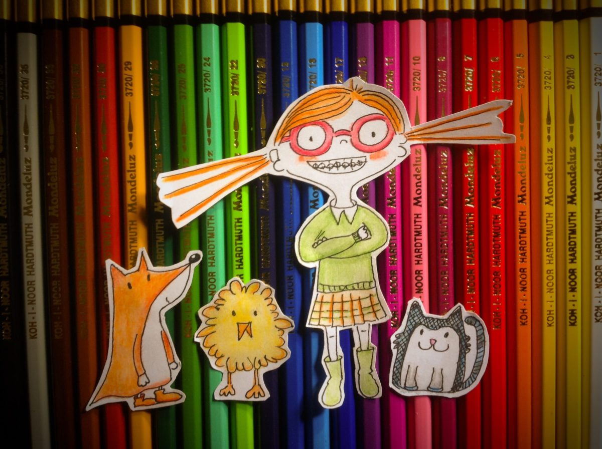 Illustration jeunesse crayons