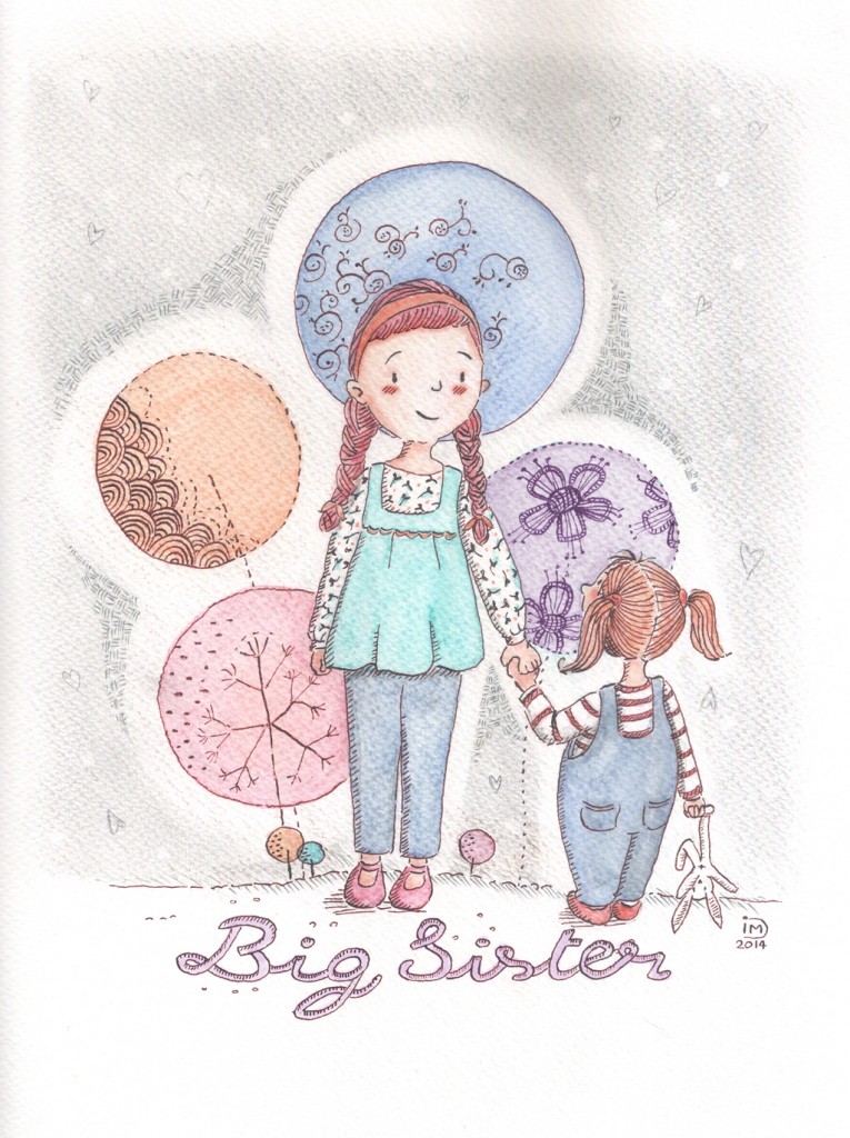 Illustration jeunesse "Big Sister"