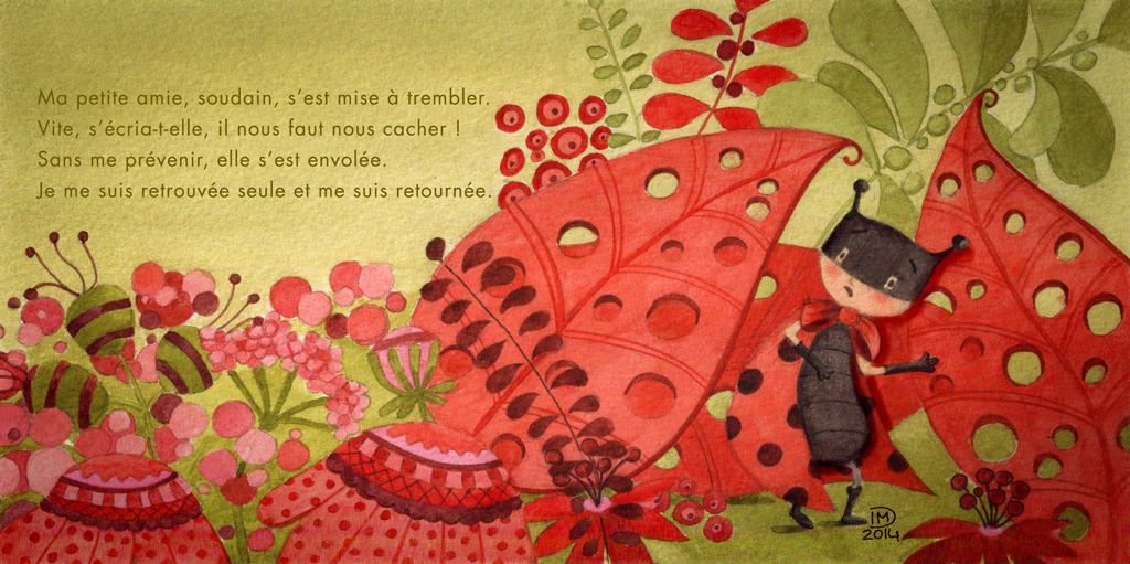 Illustration jeunesse Coccinelle