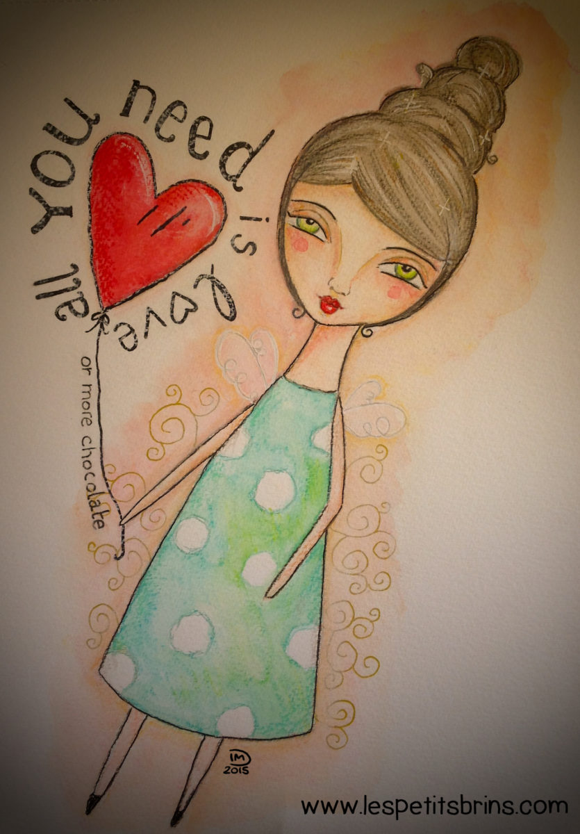 Illustration All you need is love