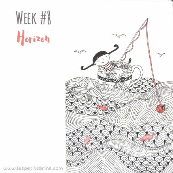 52 weeks illustration challenge horizon