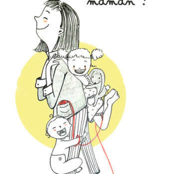 Illustration jeunesse Bonne fête Maman !