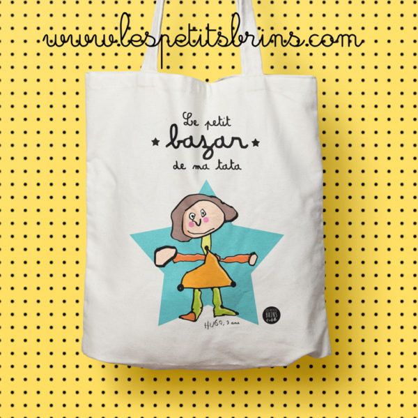 Tote bag dessin enfant sublimé personnalisé - Vos enfants ont du talent !