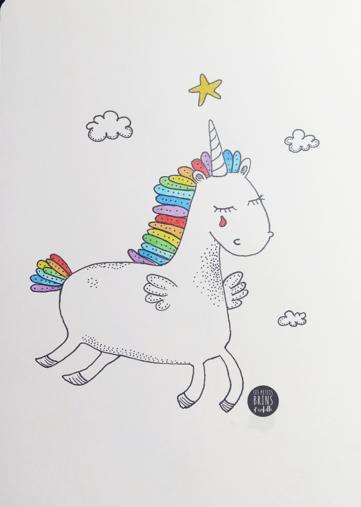 Licorne arc en ciel en mémoire des victimes d'Orlando