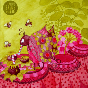 Illustration jeunesse papillon