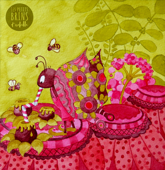 Illustration jeunesse papillon