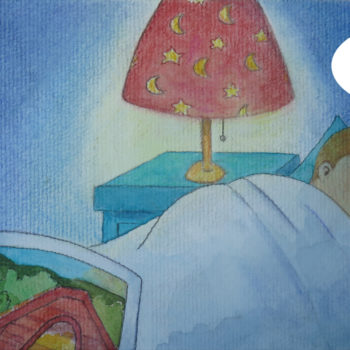 Illustration jeunesse Maman j'ai peur