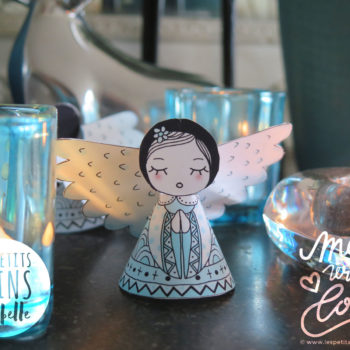 Anges de Noël en papier - Paper angel ornaments