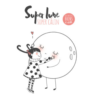 Illustration jeunesse super lune
