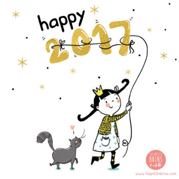 Illustration jeunesse bonne année 2017