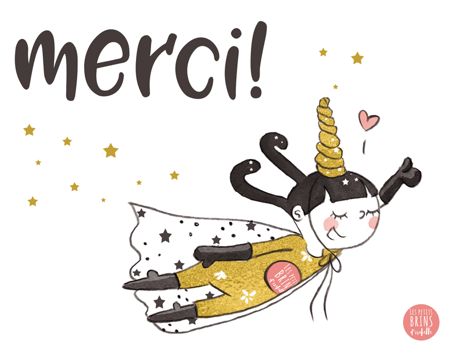 Merci fa on super licorne Les Petits Brins d Isabelle Merci fa on super licorne Les Petits Brins d Isabelle