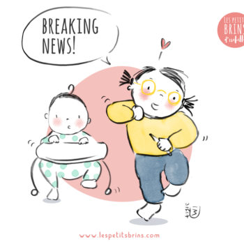 Illustration Videobomb BBC - Breaking news - Robert Kelly