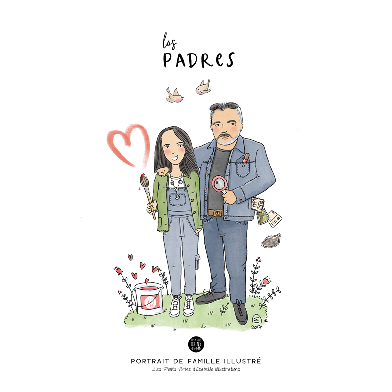 Un cadeau original pour un couple ? Une illustration sur-mesure.