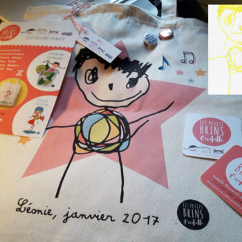 Tote bag dessin enfant sublimé personnalisé - Vos enfants ont du talent !