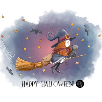 Illustration jeunesse Happy Halloween 2017