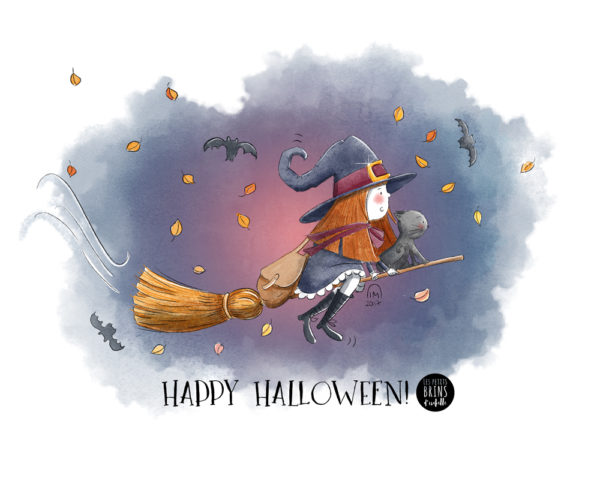 Illustration jeunesse Happy Halloween 2017