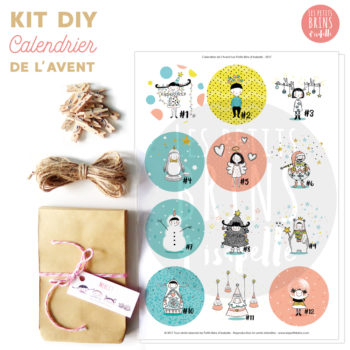 Kit calendrier de l'avent à fabriquer soi-même