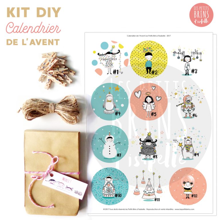 Kit Calendrier De L'Avent à Fabriquer - 25x25 Cm, Avec Autocollants - Activité Manuelle Noël Pour Enfants - Baker Ross