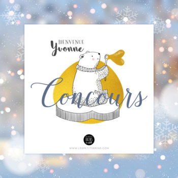 Illustration concours Instagram ours polaire