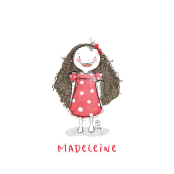 Illustration personnalisée portrait enfant