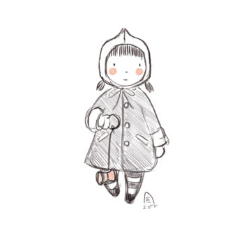 Illustration personnalisée portrait enfant sur commande