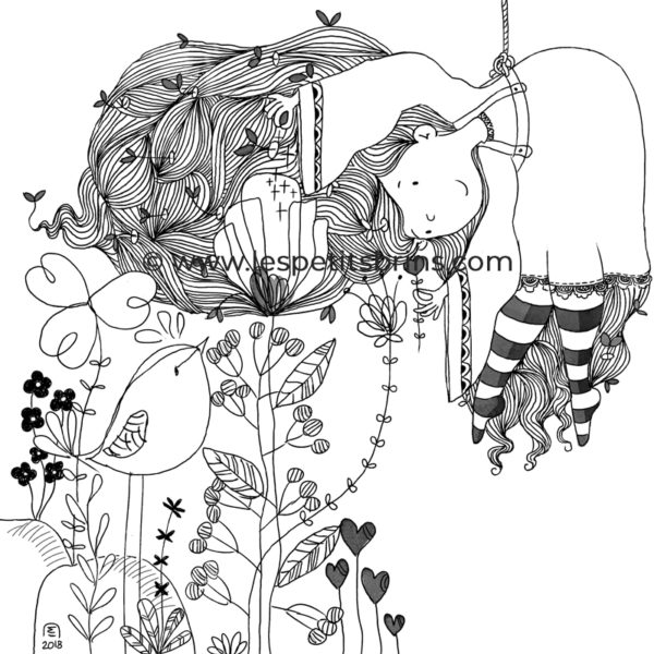 Illustration jeunesse doodle croquis