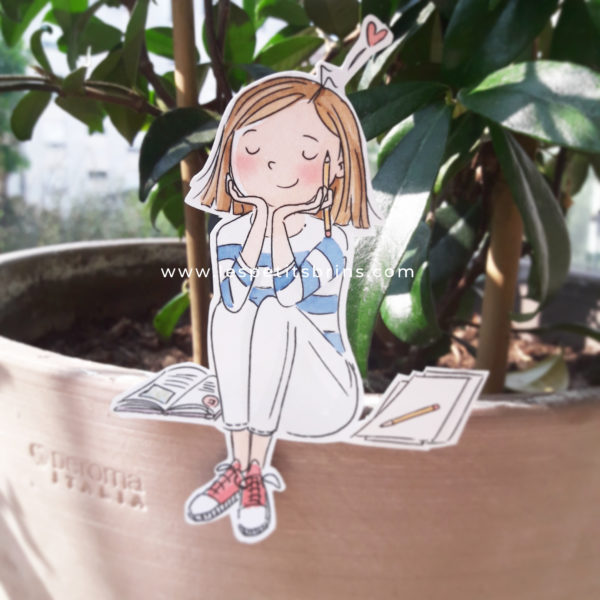 Illustration jeunesse savourer méditer