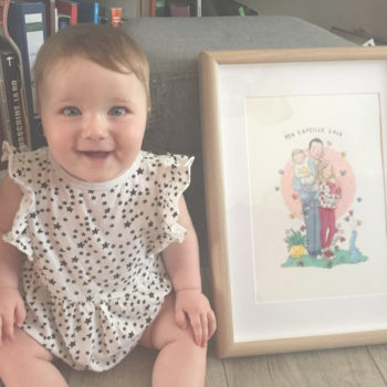 Naissance jeanne portrait famille