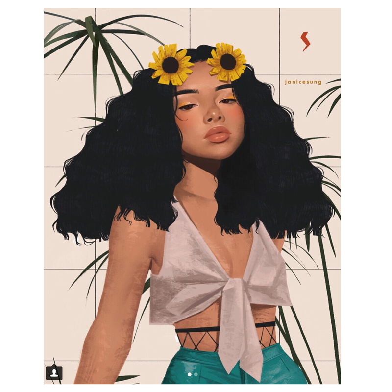 Illustration Draw this in your style challenge Janice Sung