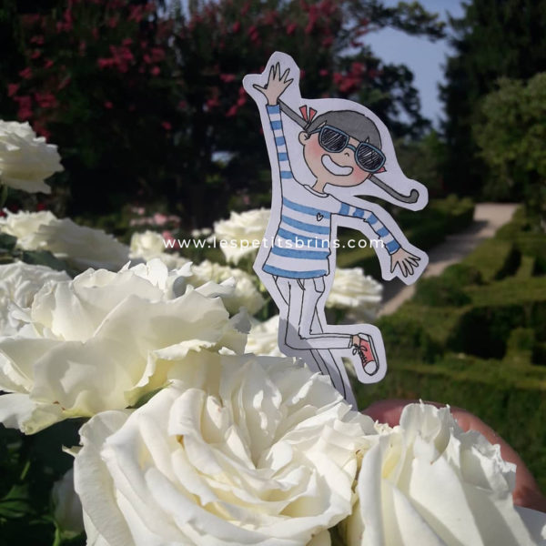 Illustration jardin à la française Casa de Mateus Portugal