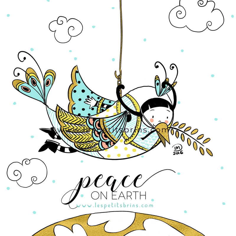 Illustration journée internationale de la paix - International peace day