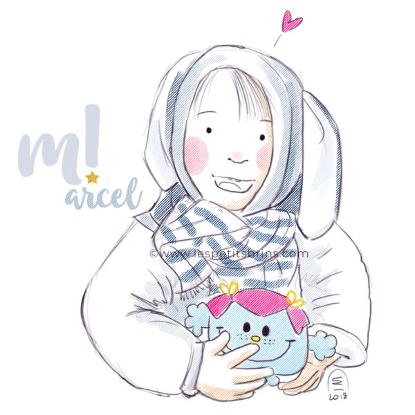 Illustration l'EXTRAordinaire Marcel portrait enfant