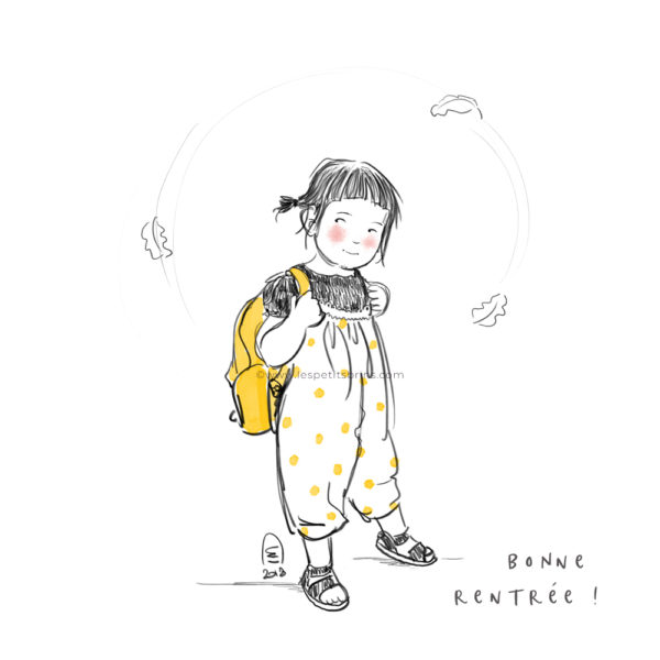 Rentrée des classes illustration