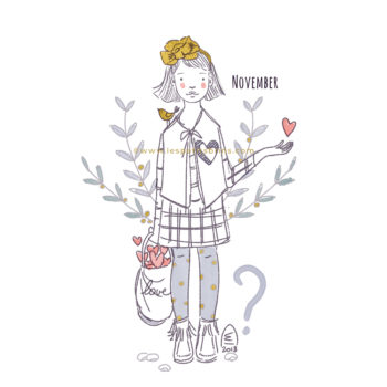 illustration jeunesse novembre november