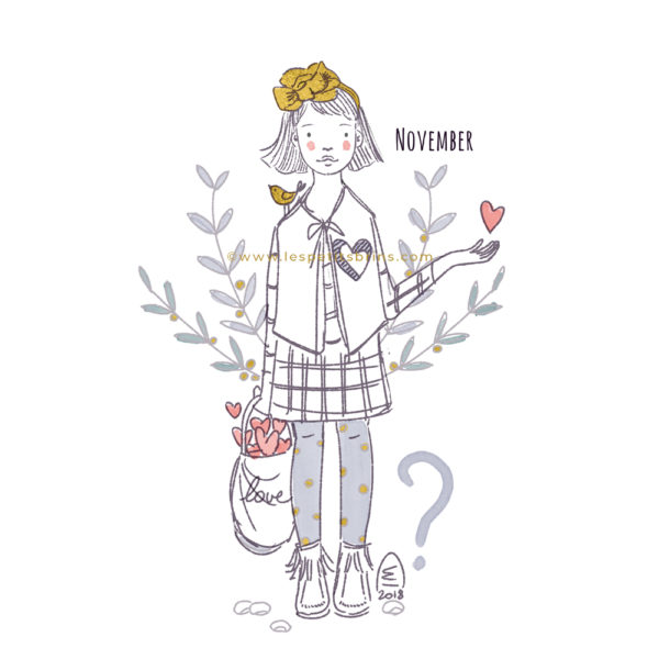 illustration jeunesse novembre november