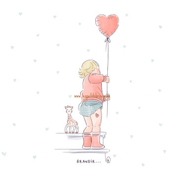 Illustration originale portrait ENFANT illustré