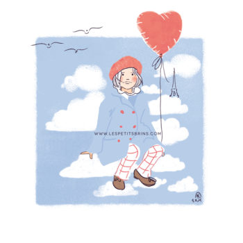 Illustration jeunesse - Prendre de la hauteur - Nuage et technique du fadeawaya