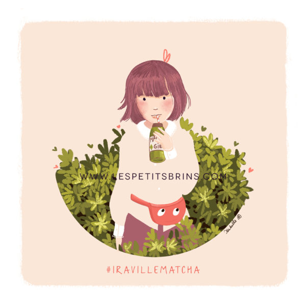 Illustration jeunesse Matcha girl - DTYIS Iraville