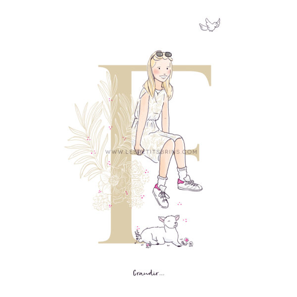 Portrait d'enfant illustré sur mesure - Cadeau de première communion - Illustration originale