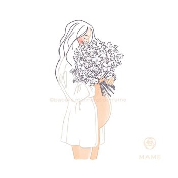 Illustration Trésors de femme - Editions Mame